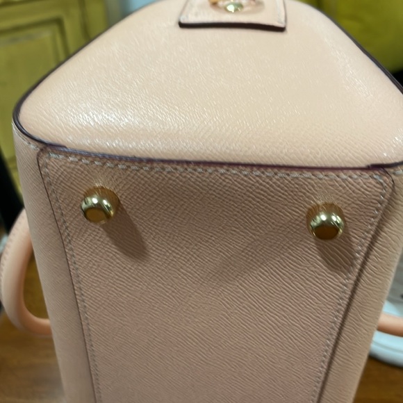 Coach Rowan Satchel Crossgrain Pink Leather with Leather Wallet LIKE NEW! - Picture 4 of 11